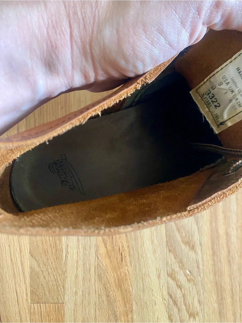 Red Wing Heritage Weekender Copper Rough and Tough Chukka Boot Brown 3322 Size 9